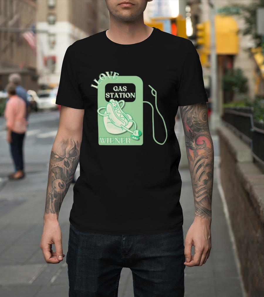 I Love Gas Station Wiener AlexNorimaki T-Shirt