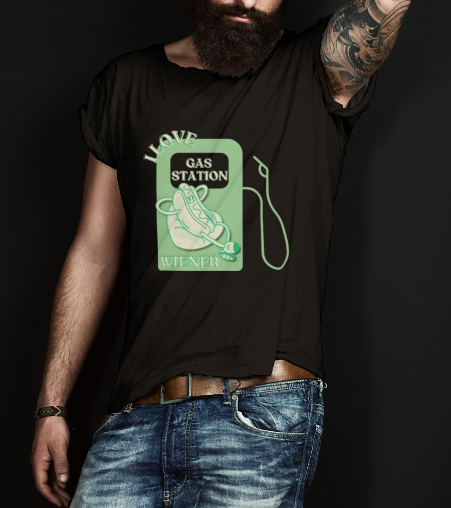 I Love Gas Station Wiener AlexNorimaki T-Shirt