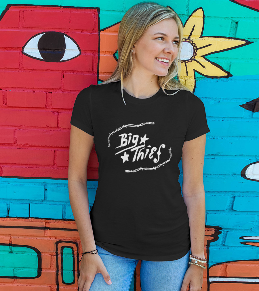 Big Thief Barbed Wire Stars T-Shirt
