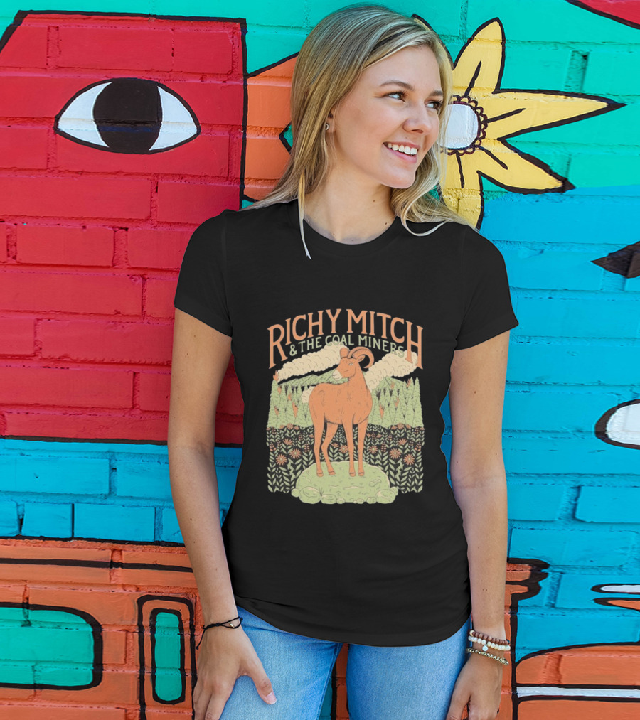 Richy Mitch And The Coal Miners Bighorn Goat Forest Scene T-Shirt