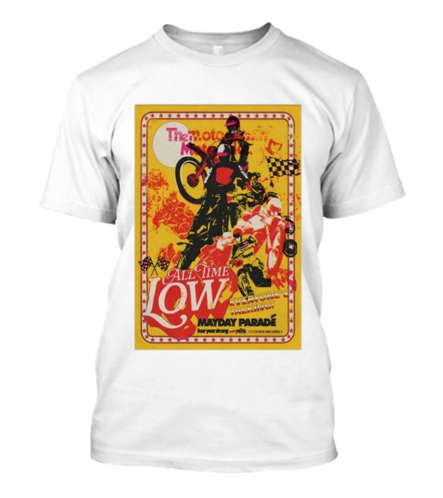 All Time Low Everyone's Talking Mayday Parade Four Year Strong PVRIS Texas BayCare Sound Nov 15 2025 T-Shirt