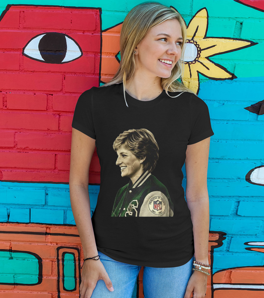 Diana Princess Of Hearts 1961-1997 NFL Philadelphia Eagles T-Shirt