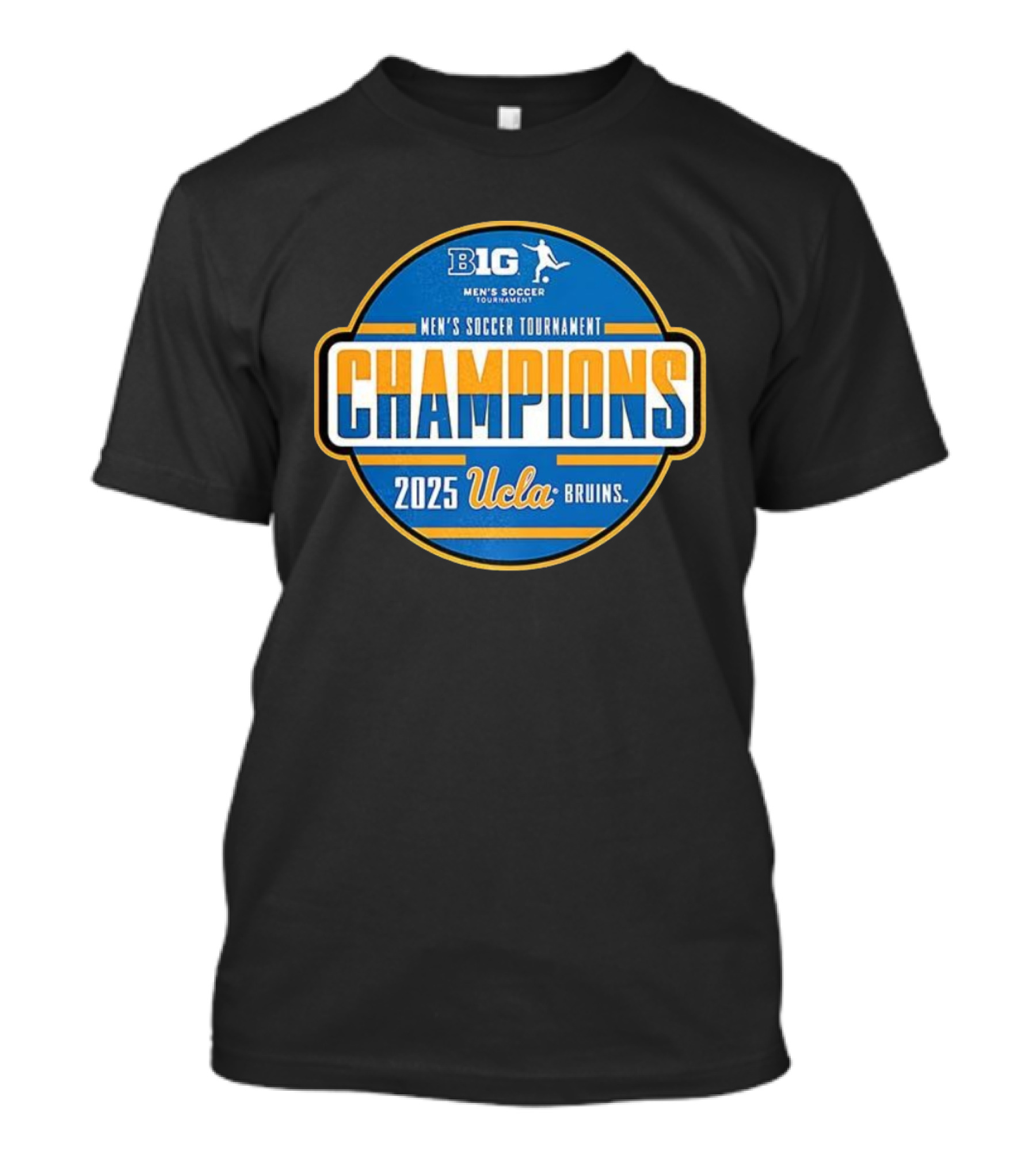 Big Ten Men's Soccer Tournament Champions 2025 UCLA Bruins T-Shirt