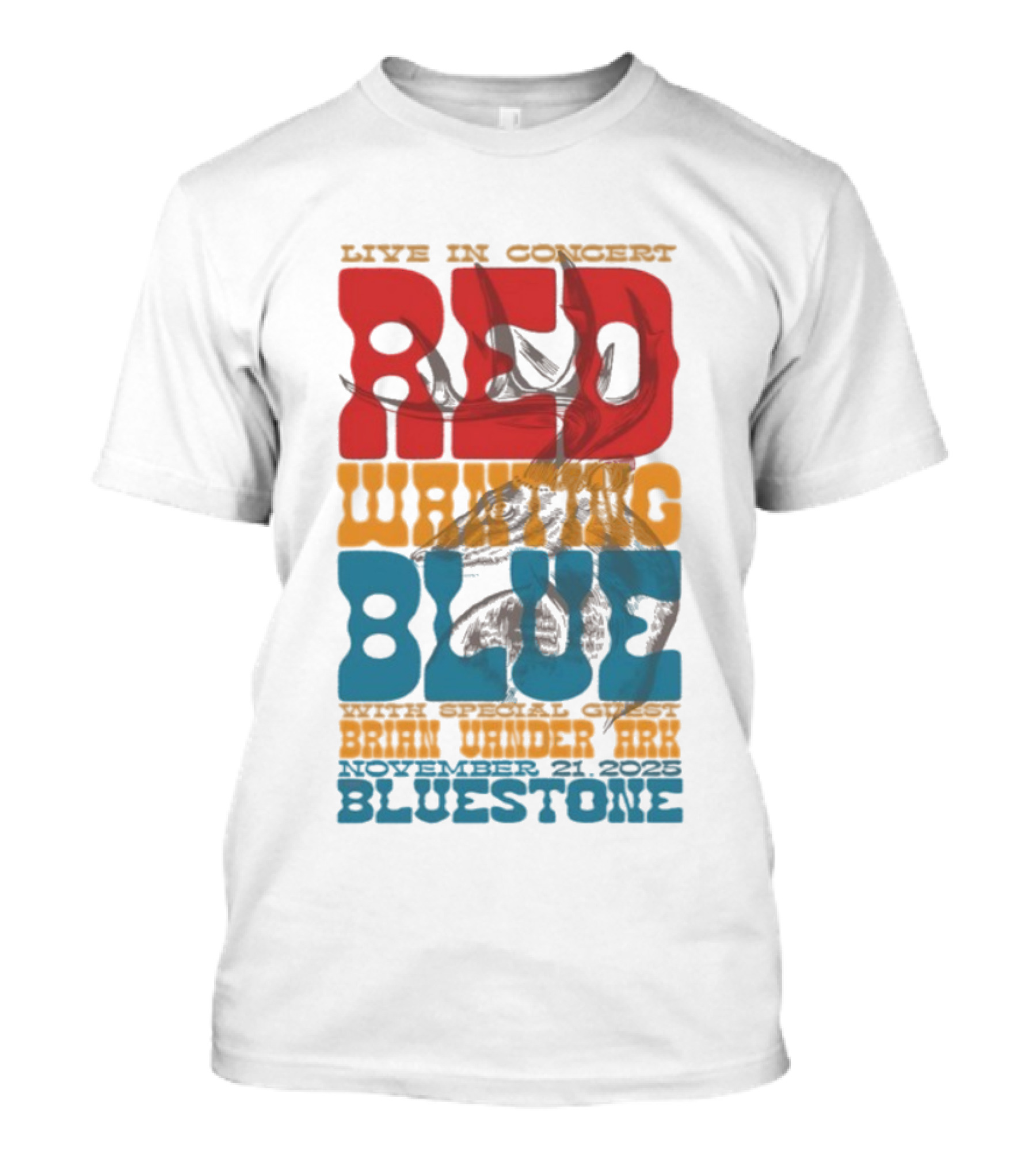 Live In Concert Red Wanting Blue Bluestone Columbus OH November 21 2025 Deer T-Shirt