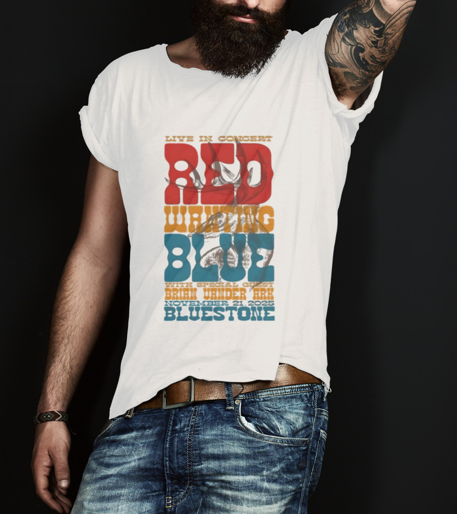 Live In Concert Red Wanting Blue Bluestone Columbus OH November 21 2025 Deer T-Shirt