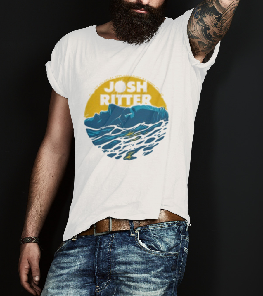 Josh Ritter Wild Ways Face Ocean Sunrise T-Shirt