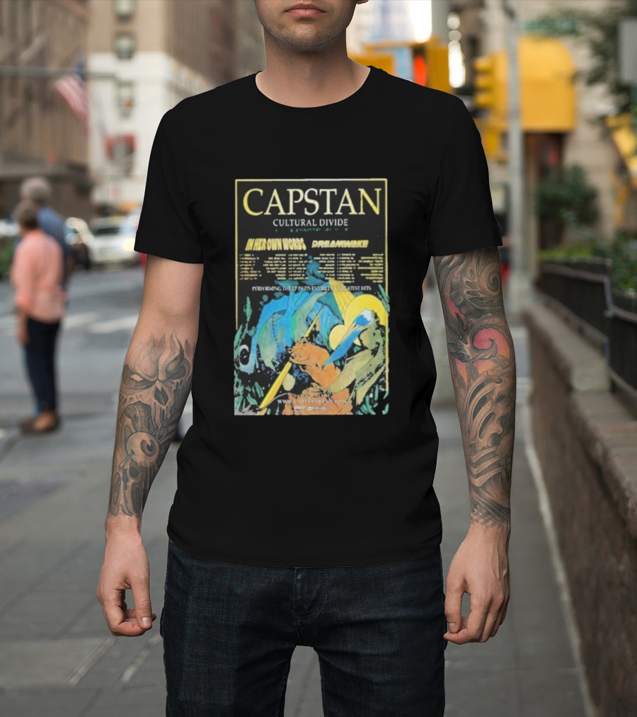 Capstan Cultural Divide Anniversary Tour 2026 In Her Own Words Dreamwake T-Shirt