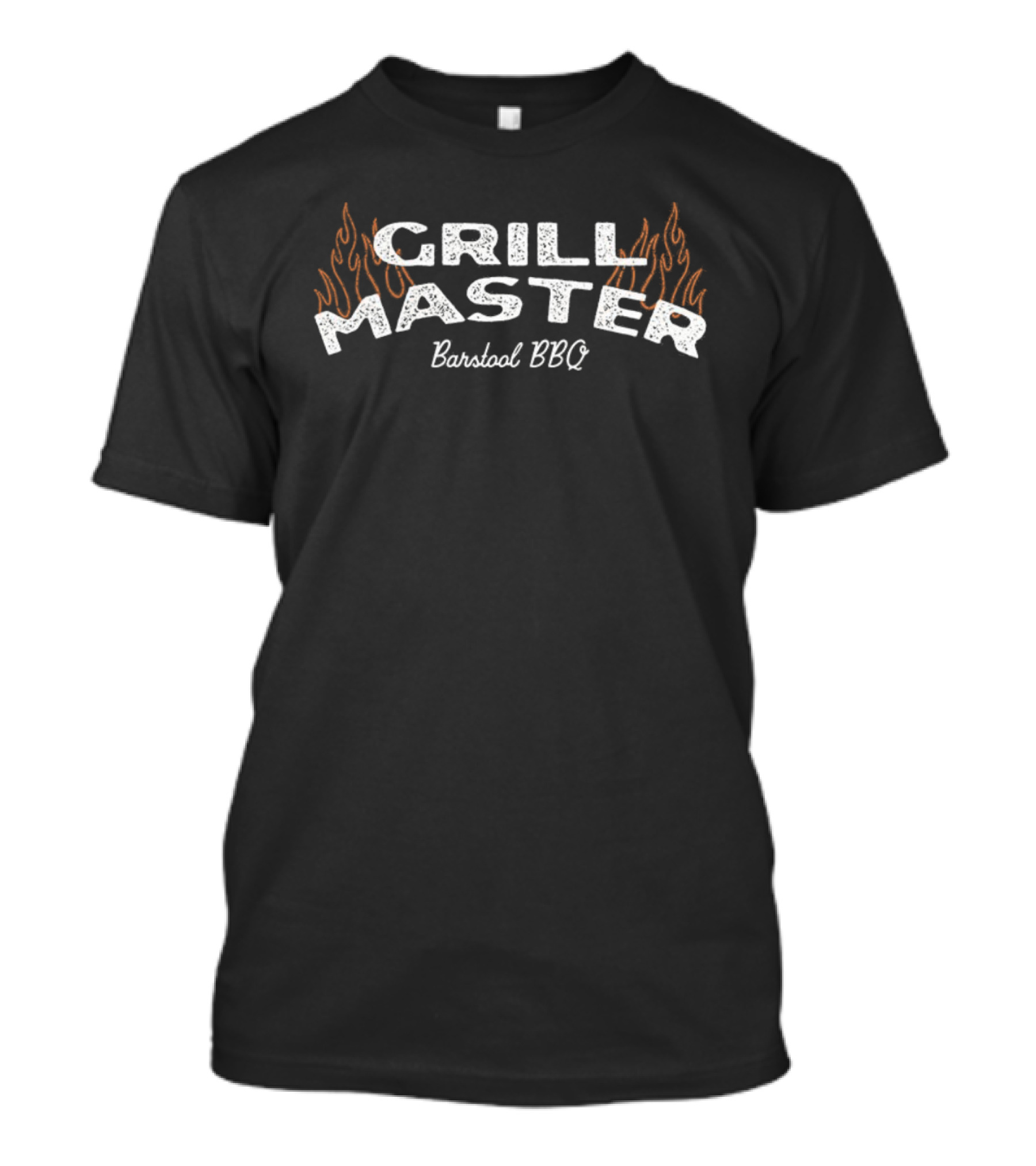 Grill Master Barstool BBQ Flames Cooking Enthusiast T-Shirt