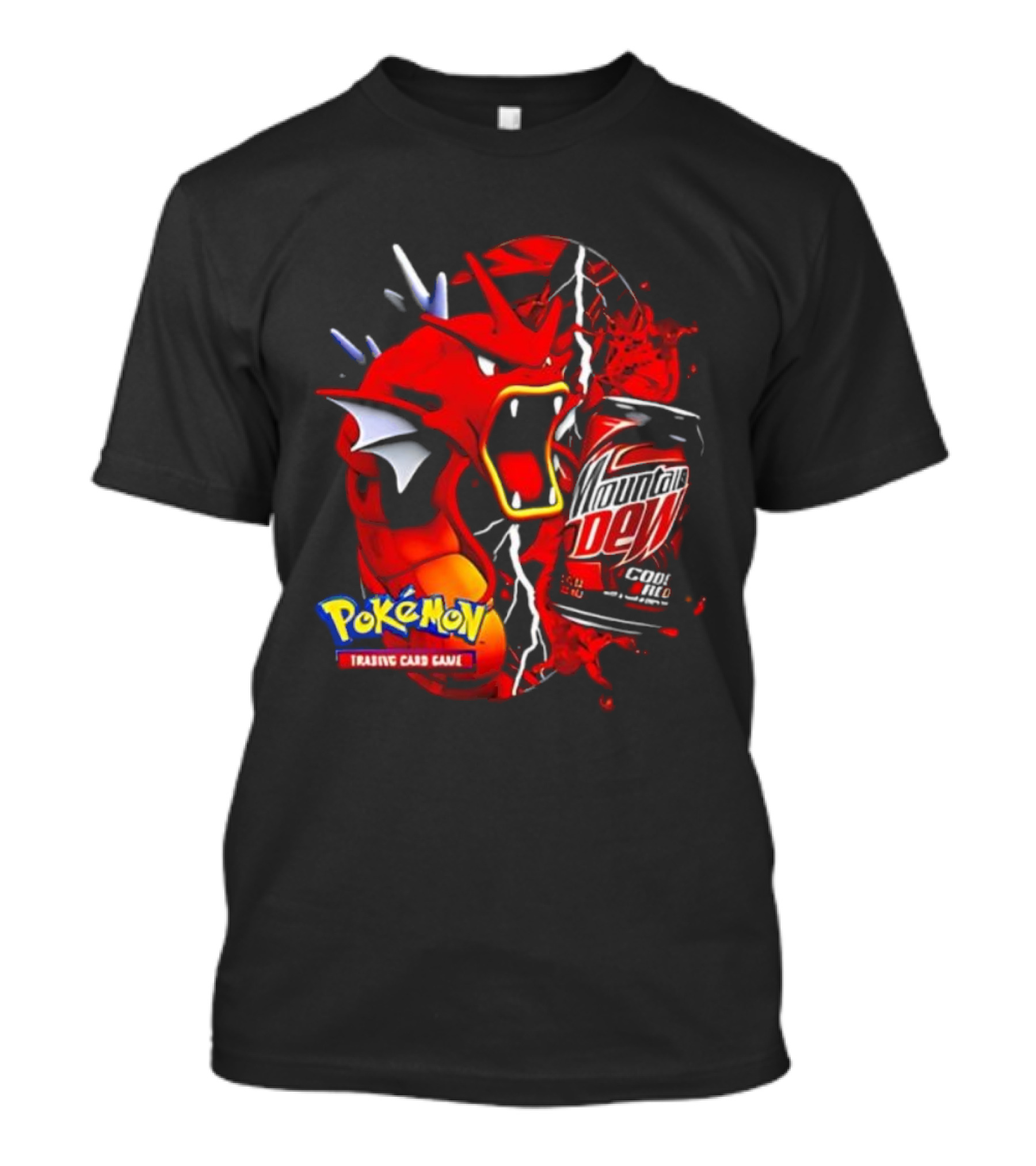 Pokémon Trading Card Game Gyarados Mountain Dew Collaboration T-Shirt