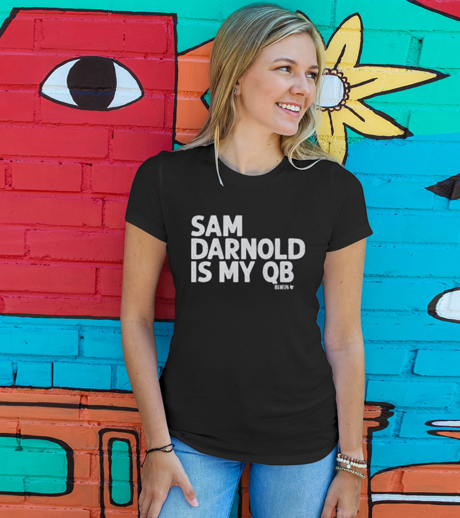 Sam Darnold Is My QB Buffered Football Enthusiast Statement T-Shirt