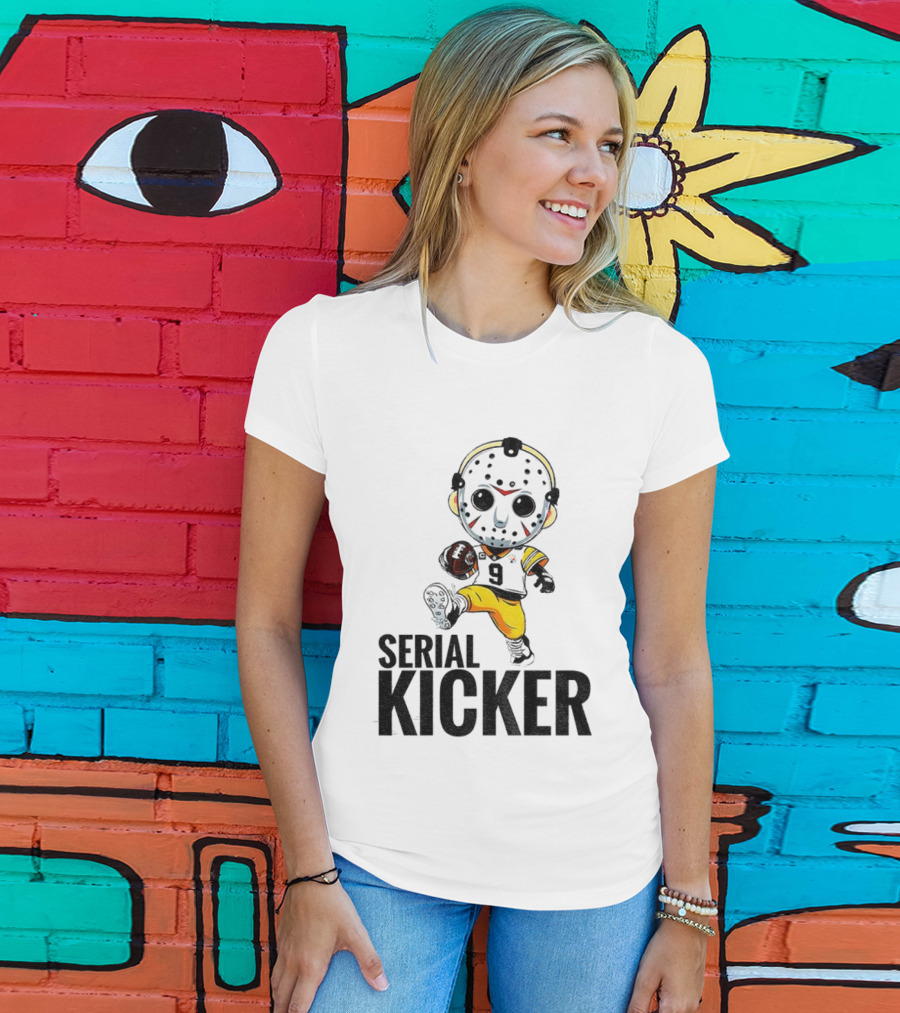 Jason Voorhees Serial Kicker Chris Boswell Pittsburgh Steelers Football NFL 2025 T-Shirt