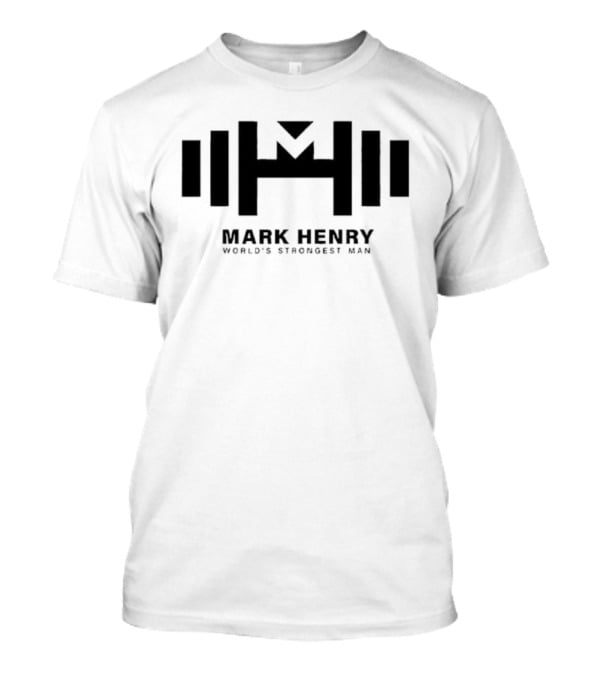 Mark Henry World's Strongest Man Weightlifting Emblem T-Shirt