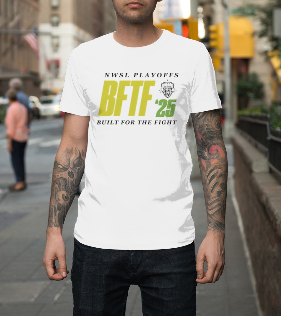 NWSL Playoffs 2025 BFTF Built For The Fight Soccer T-Shirt