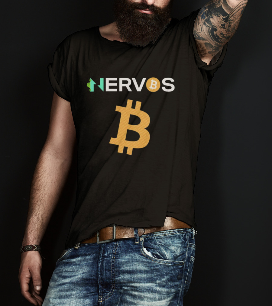 Nervos Bitcoin Crypto Symbol Large Bold Design T-Shirt