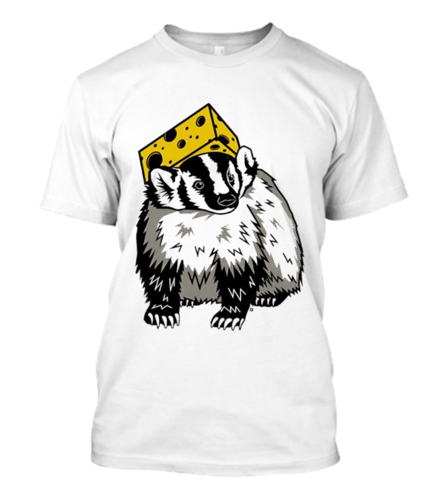 Cheesehead Badger Wisconsin Football Fans T-Shirt