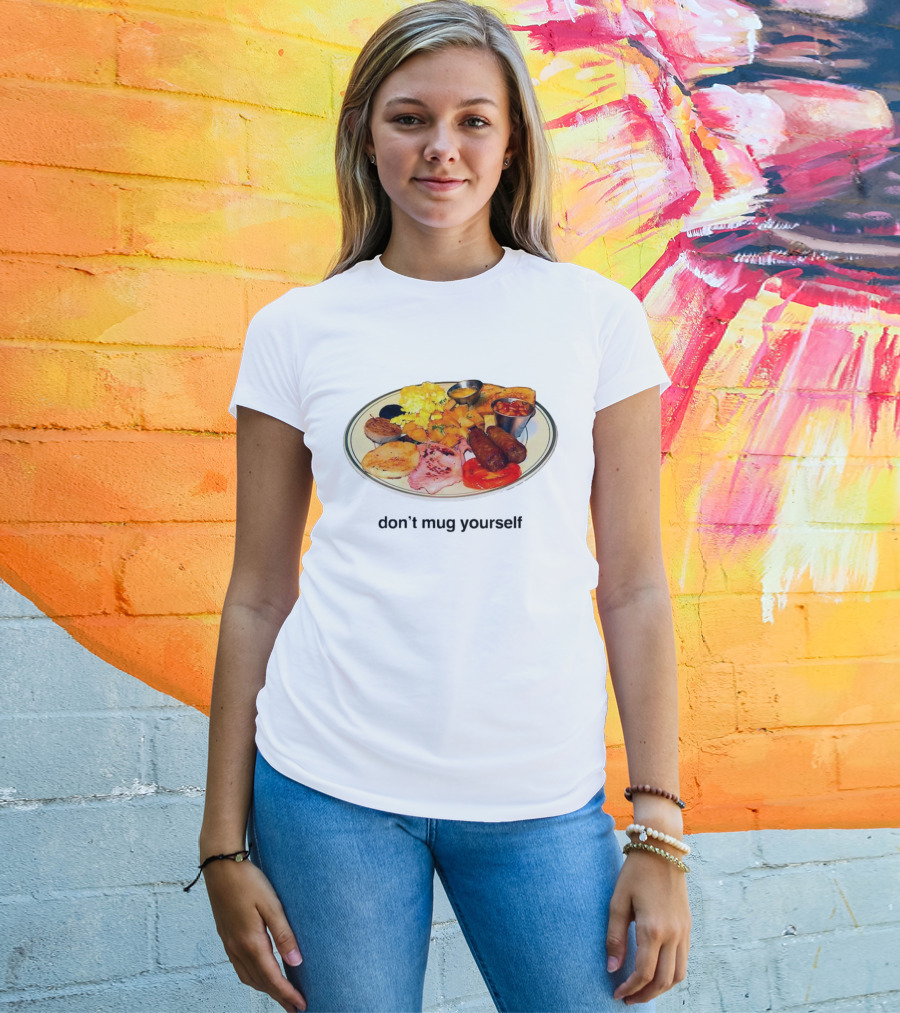 Don’t Yourself Full English Breakfast Classic Plate T-Shirt
