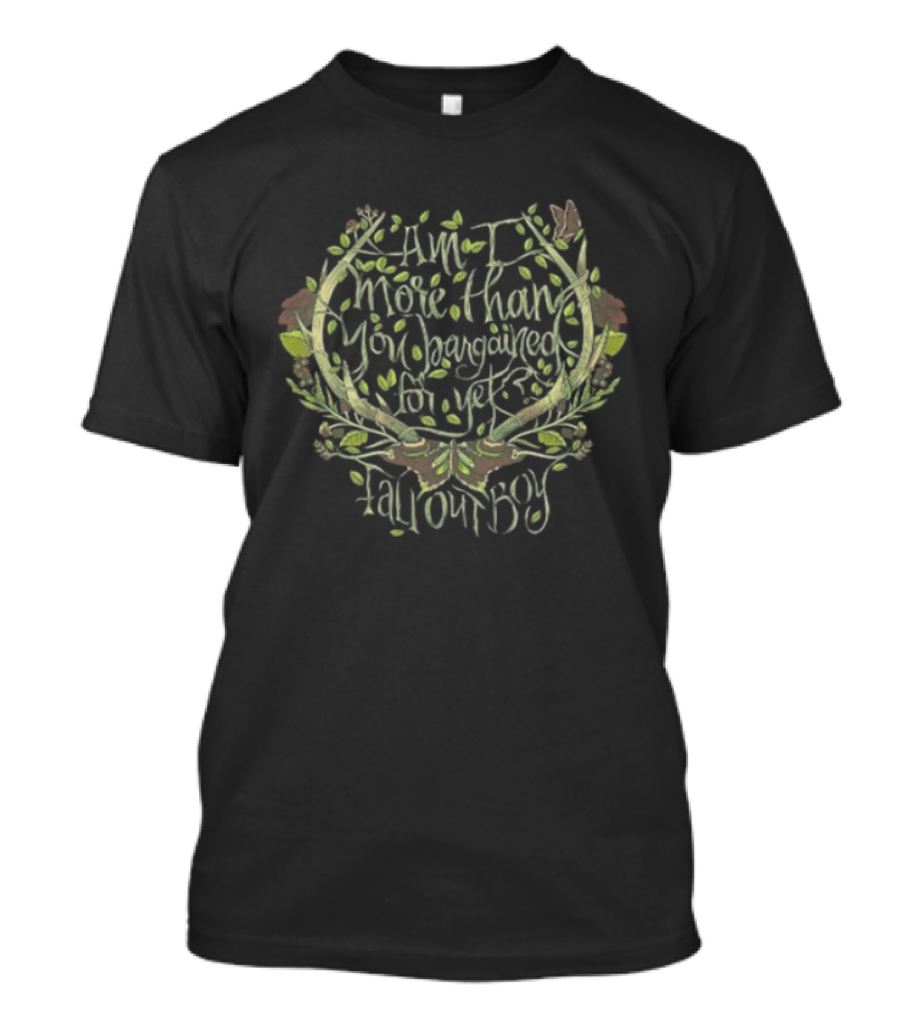 Fall Out Boy Am I More Than You Bargained For Yet Antler Pastel Design T-Shirt