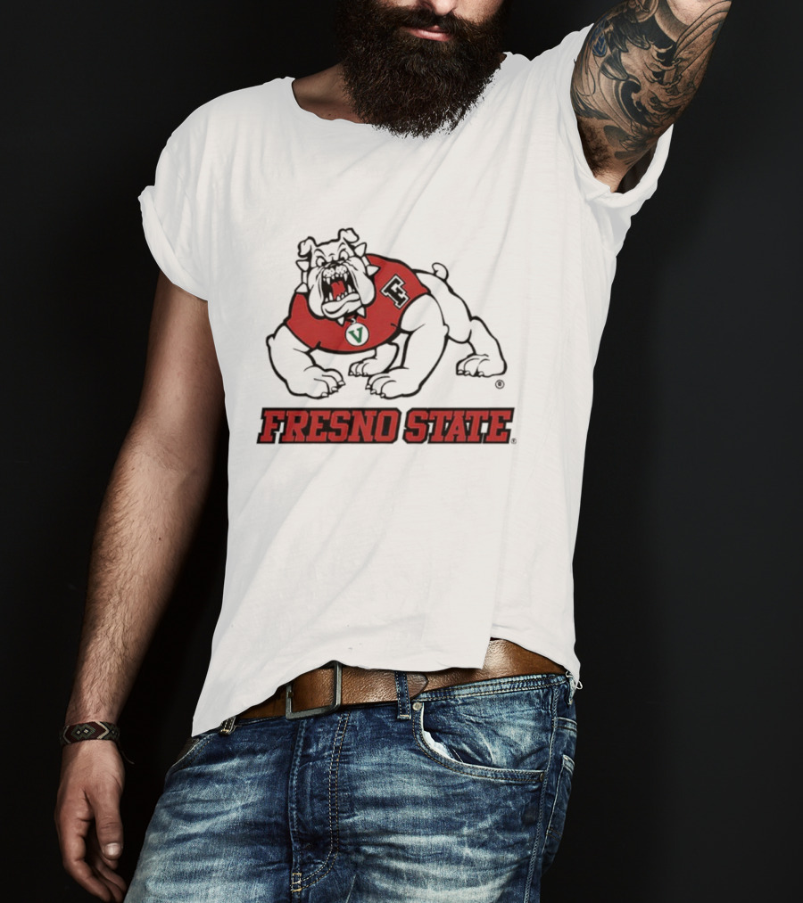 Fresno State Bulldog 4Paw Iconic Mascot Graphic T-Shirt