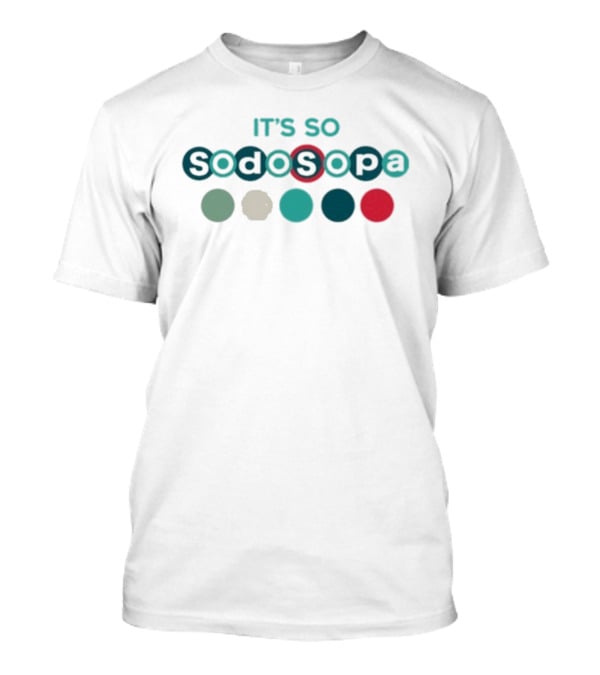 South Park It's So Sodosopa Colorful Circle Design T-Shirt