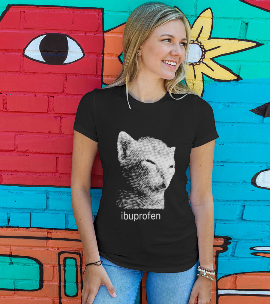 Ibuprofen Headache Relief Cat T-Shirt