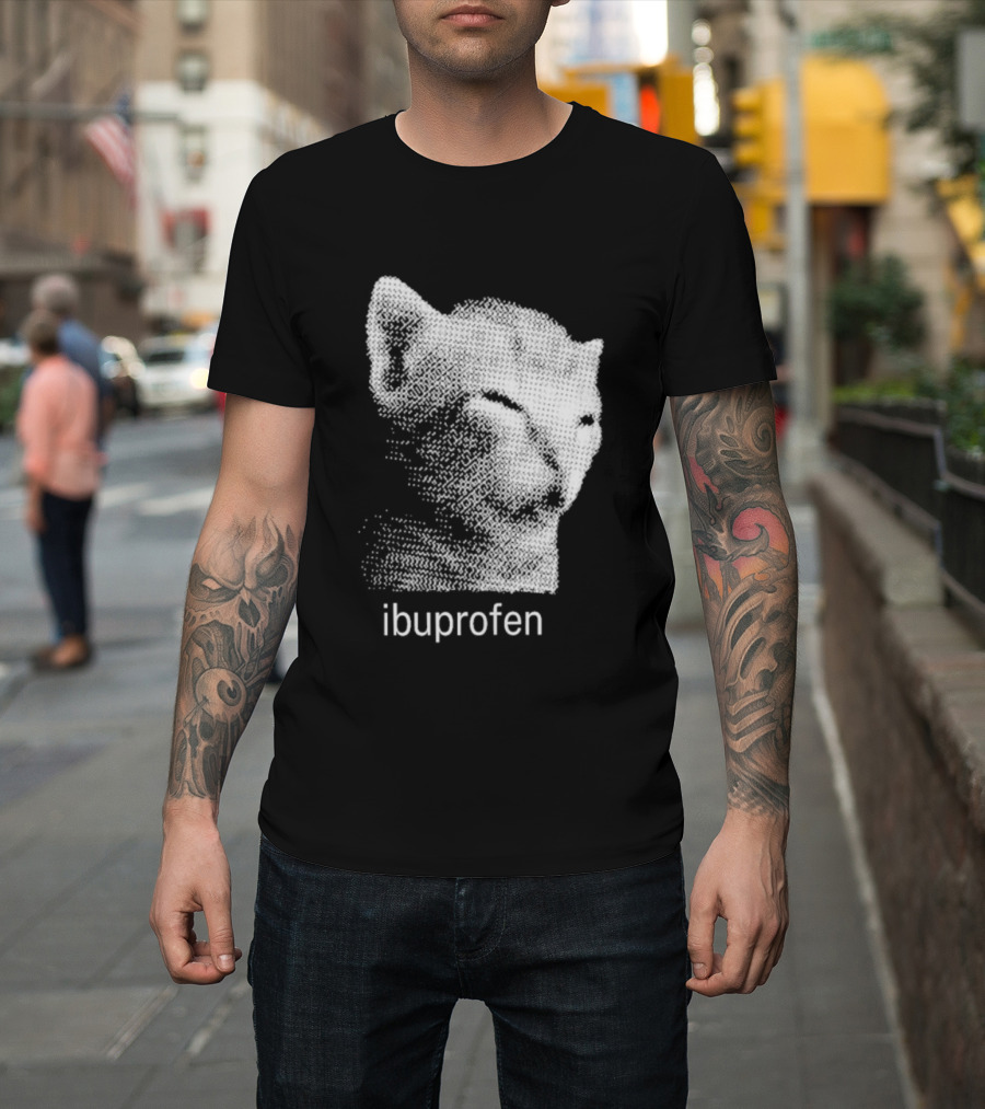 Ibuprofen Headache Relief Cat T-Shirt