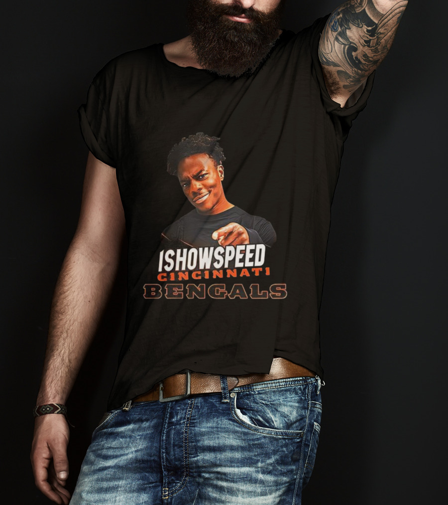 IShowSpeed Cincinnati Bengals Fan Expression T-Shirt