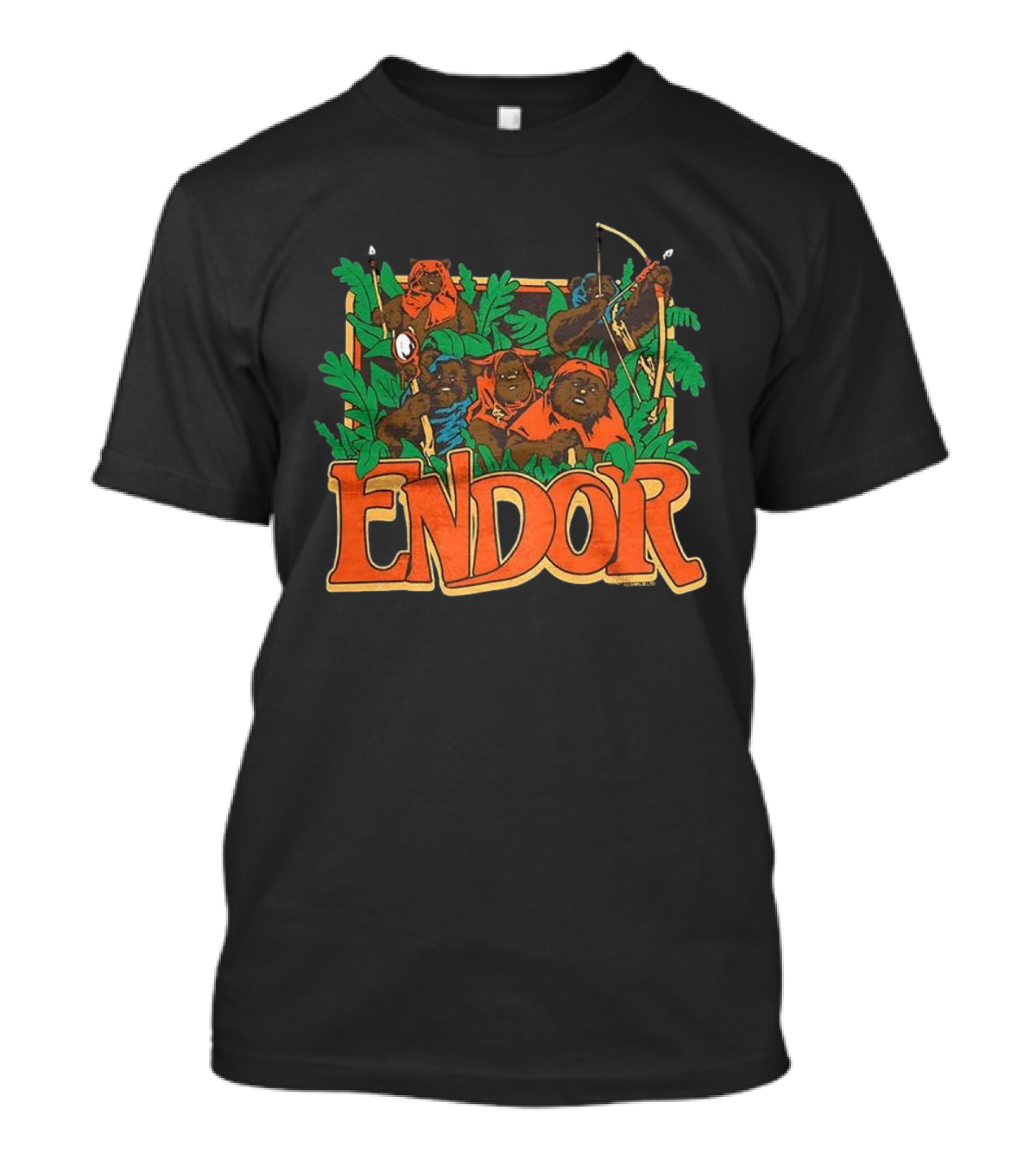 Endor Ewok Gathering Star Wars Forest Adventure T-Shirt