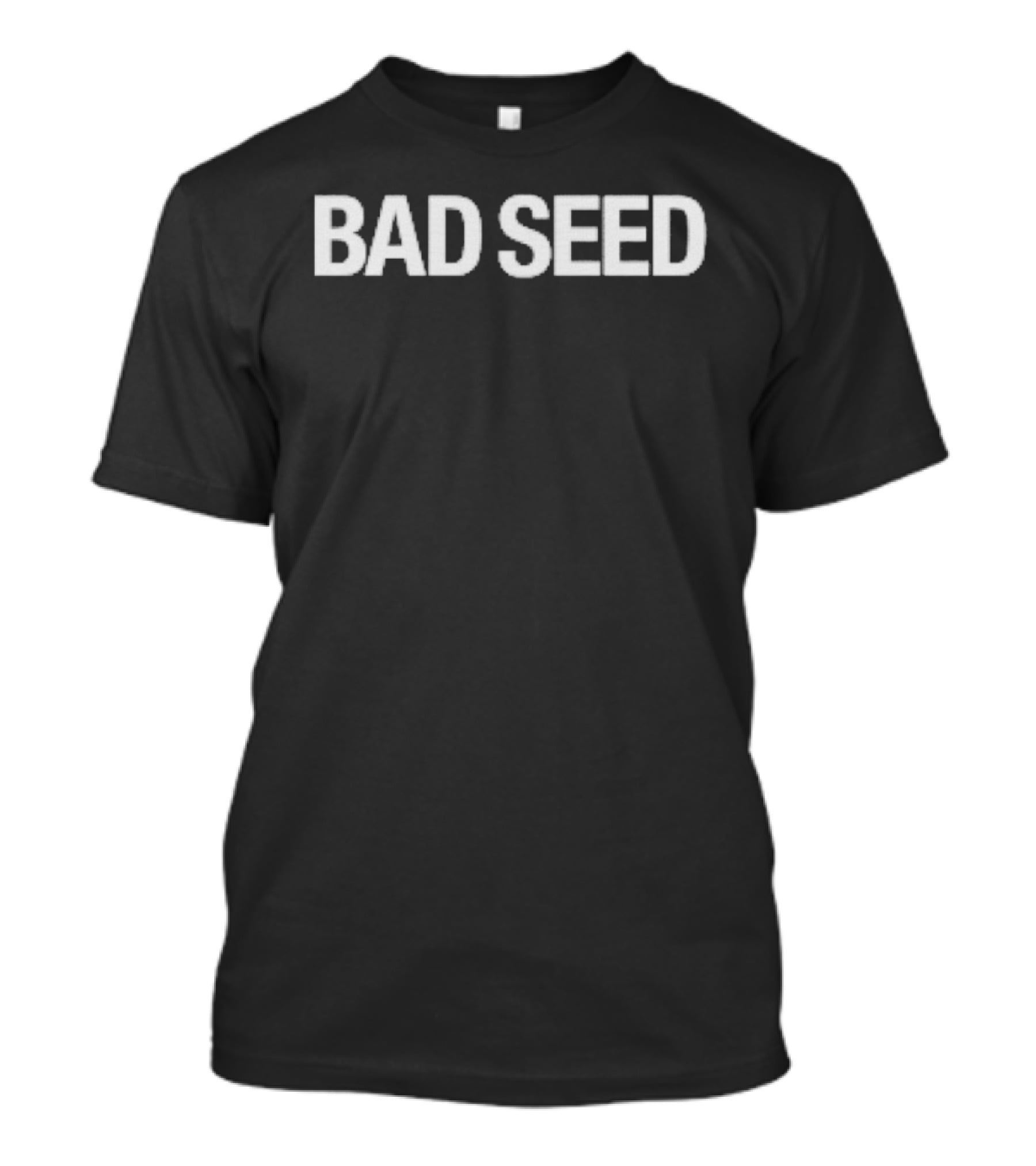 Nick Cave Bad Seed Bold Text Rock Music Fashion T-Shirt
