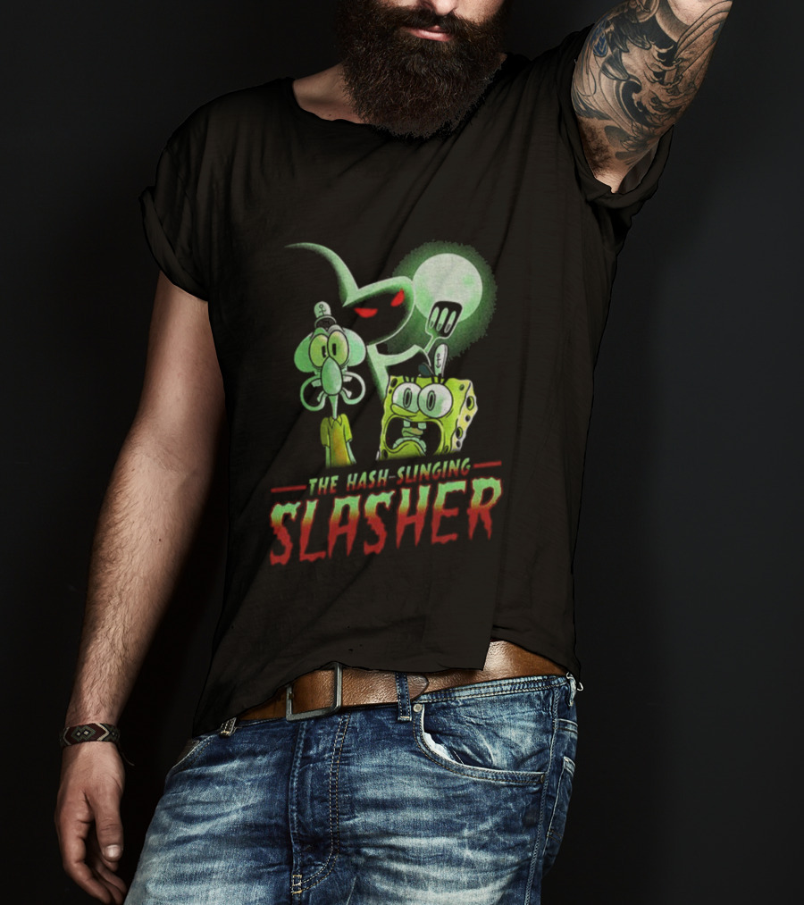 The Hash Slinging Slasher Ocean Cartoon Characters T-Shirt
