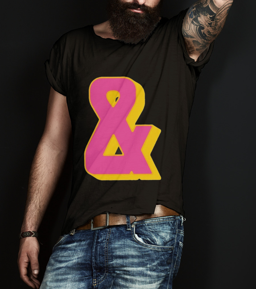 Bastille Presents Faded Ampersand Retro Style T-Shirt