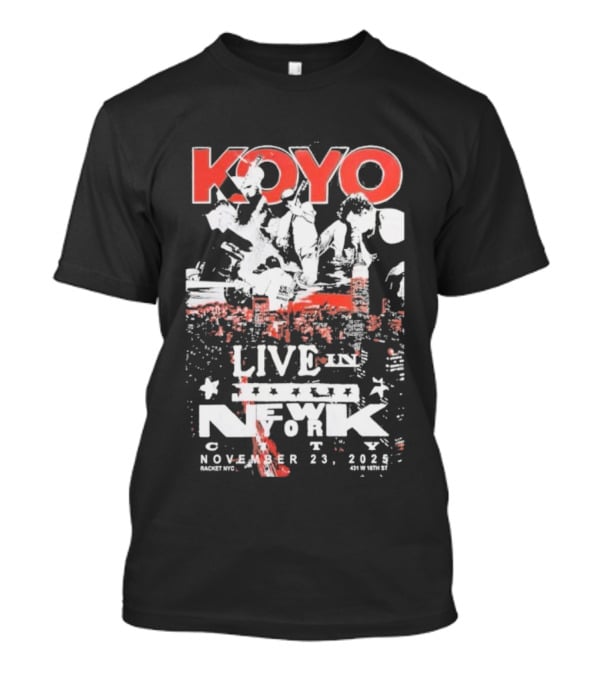 KOYO Live In Stony Brook New York November 23 2025 Concert T-Shirt