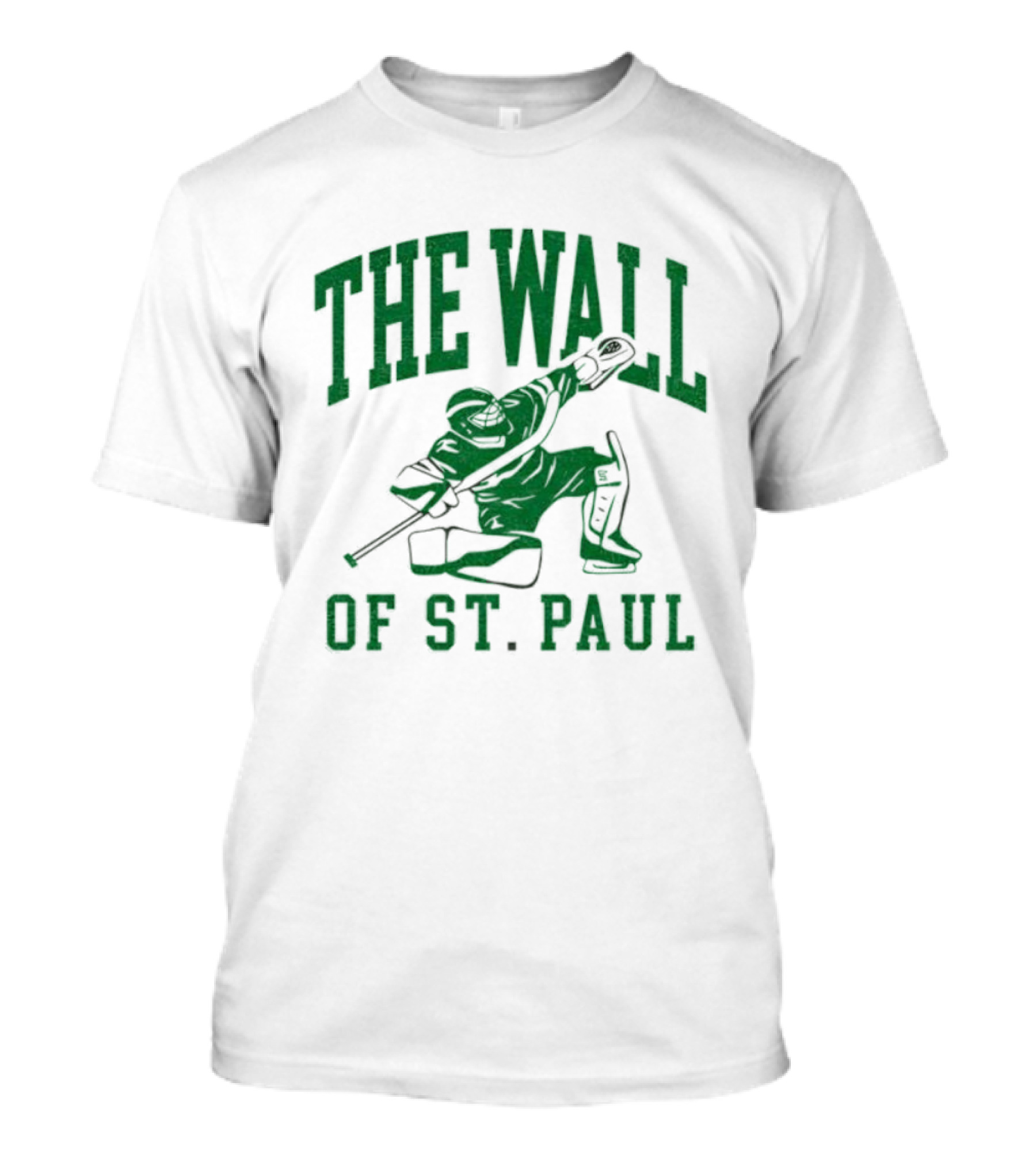The Wall Of St. Paul Hockey Goalie Iconic Sports Design T-Shirt