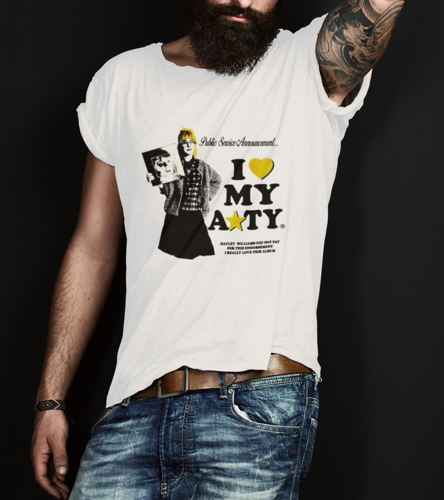 Public Service Announcement Hayley Williams Heart My A** T-Shirt