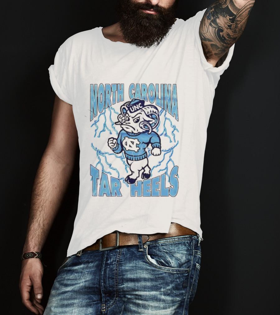 North Carolina Tar Heels Rameses Mascot UNC Logo T-Shirt