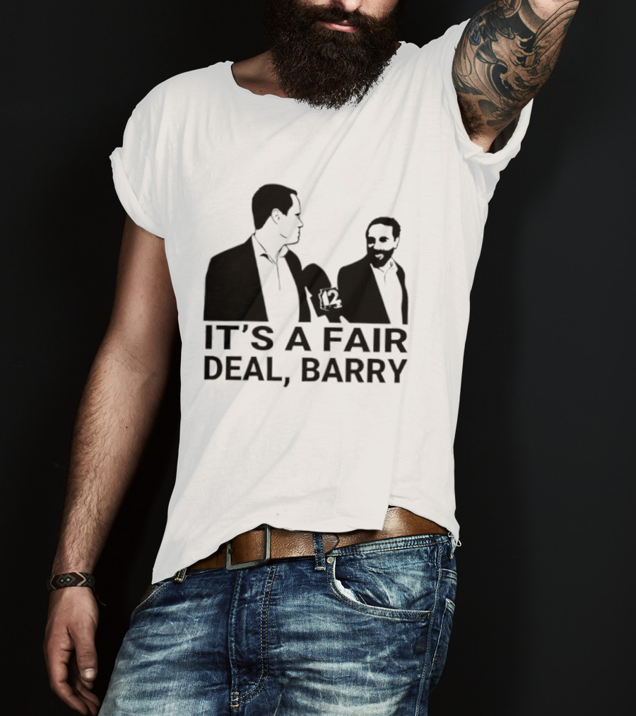 It's A Fair Deal Barry Meme Silhouette Conversation T-Shirt