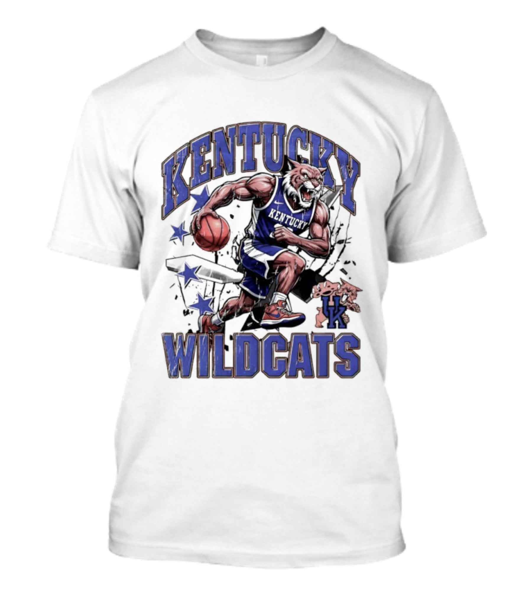 Kentucky Wildcats Basketball Mascot UK Team Wildcats T-Shirt