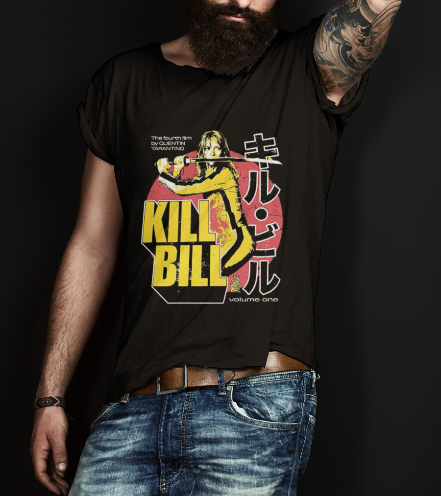 Kill Bill Volume One The Fourth Film By Quentin Tarantino Retro Japanese Style T-Shirt