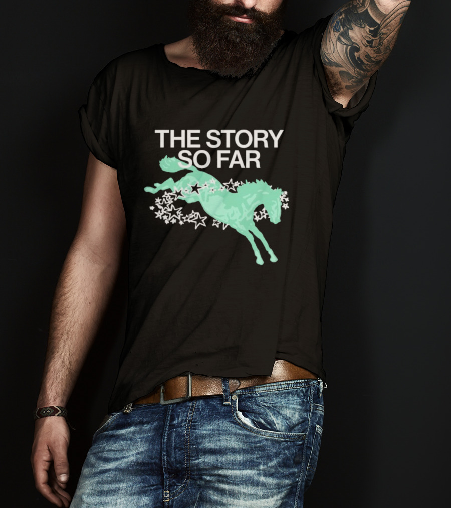 The Story So Far Stallion Horse Stars Jumping Design T-Shirt