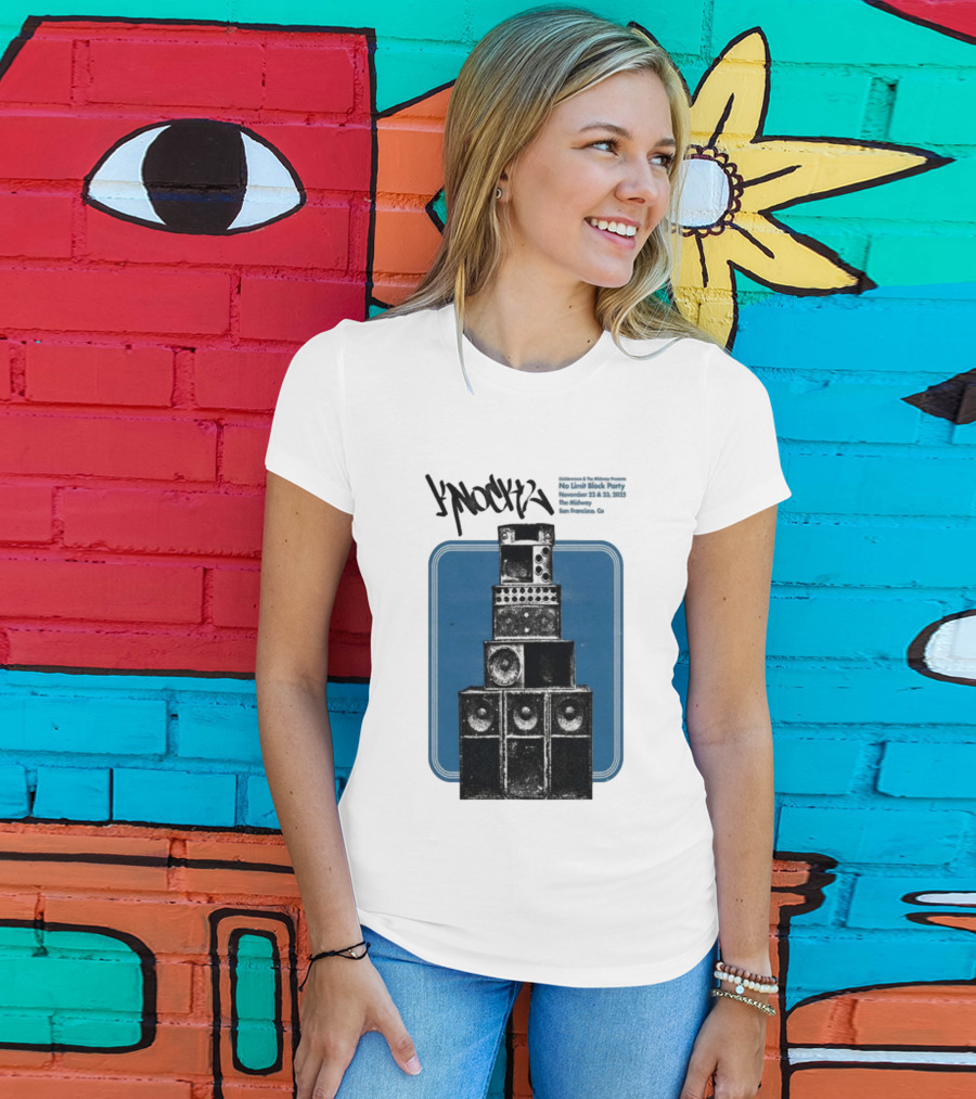 Knock2 No Limit Block Party November 22-23 2025 The Midway San Francisco CA T-Shirt