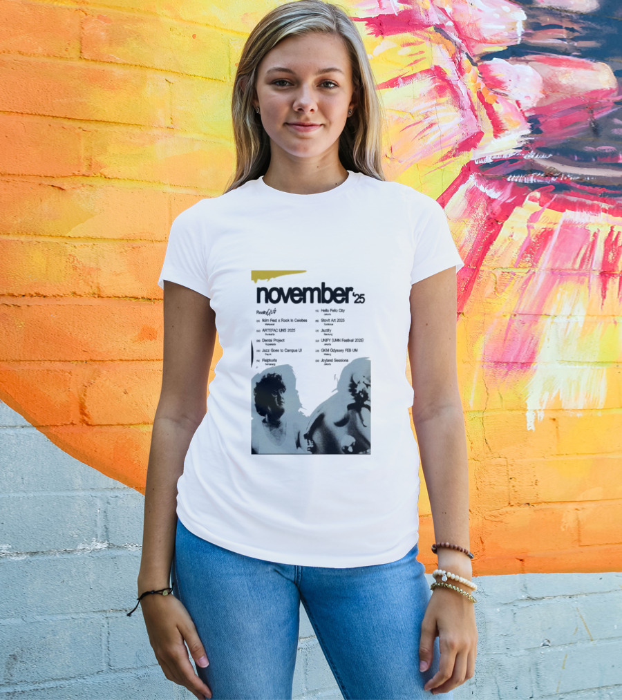 Reality Club November 2025 Jakarta Palace Bandung Surabaya Lampung Semarang Jogja Medan Makassar Padang T-Shirt