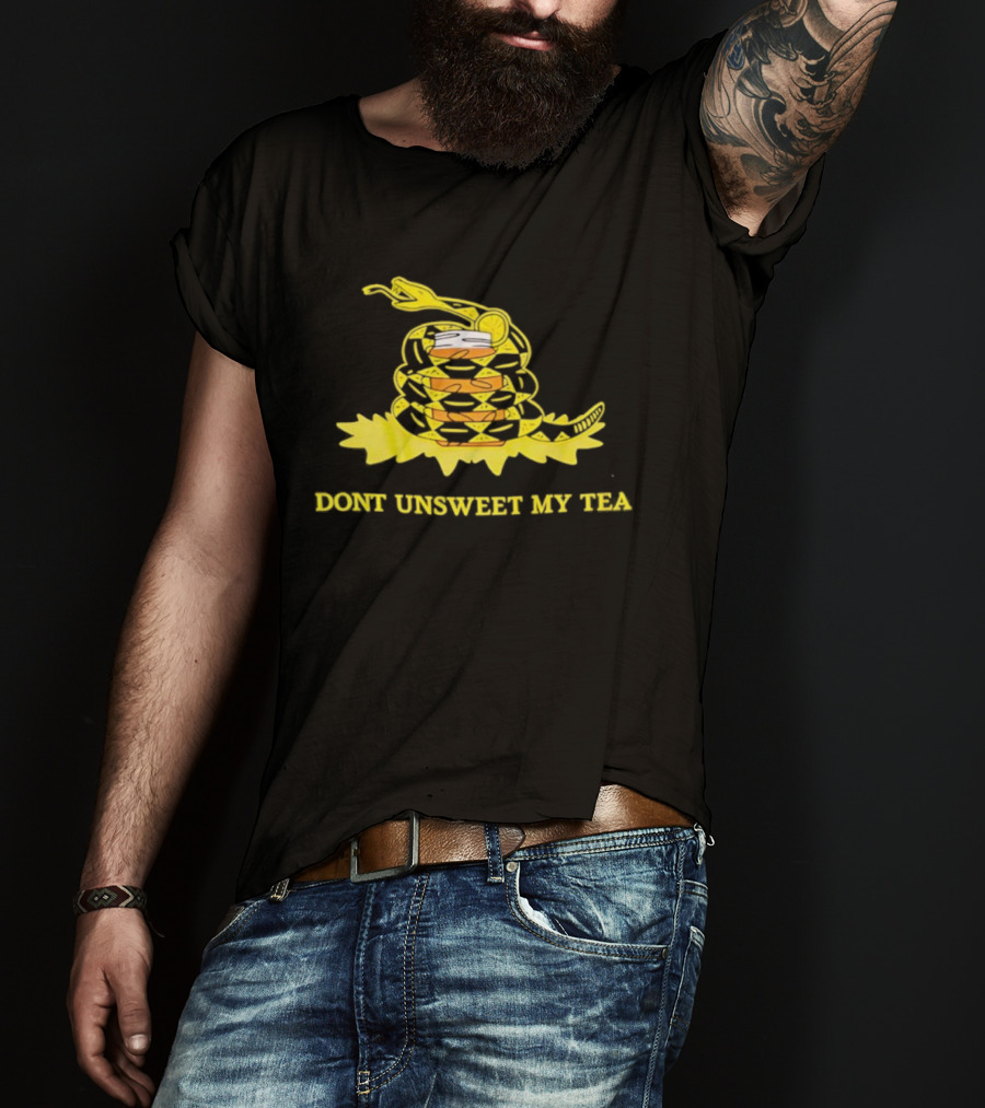 Don’t Unsweet My Tea Gadsden Flag Snake With Lemon And Orange Slices T-Shirt