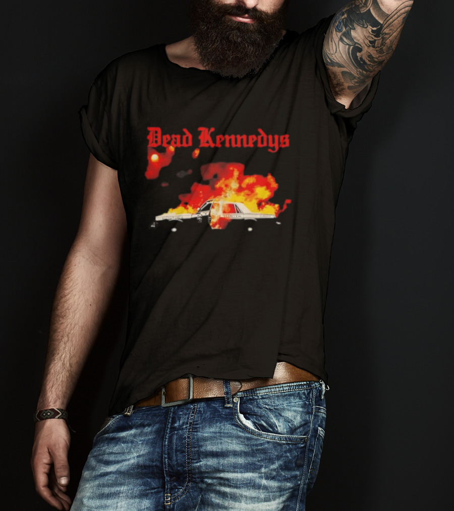 Dead Kennedys Exploding Police Car T-Shirt