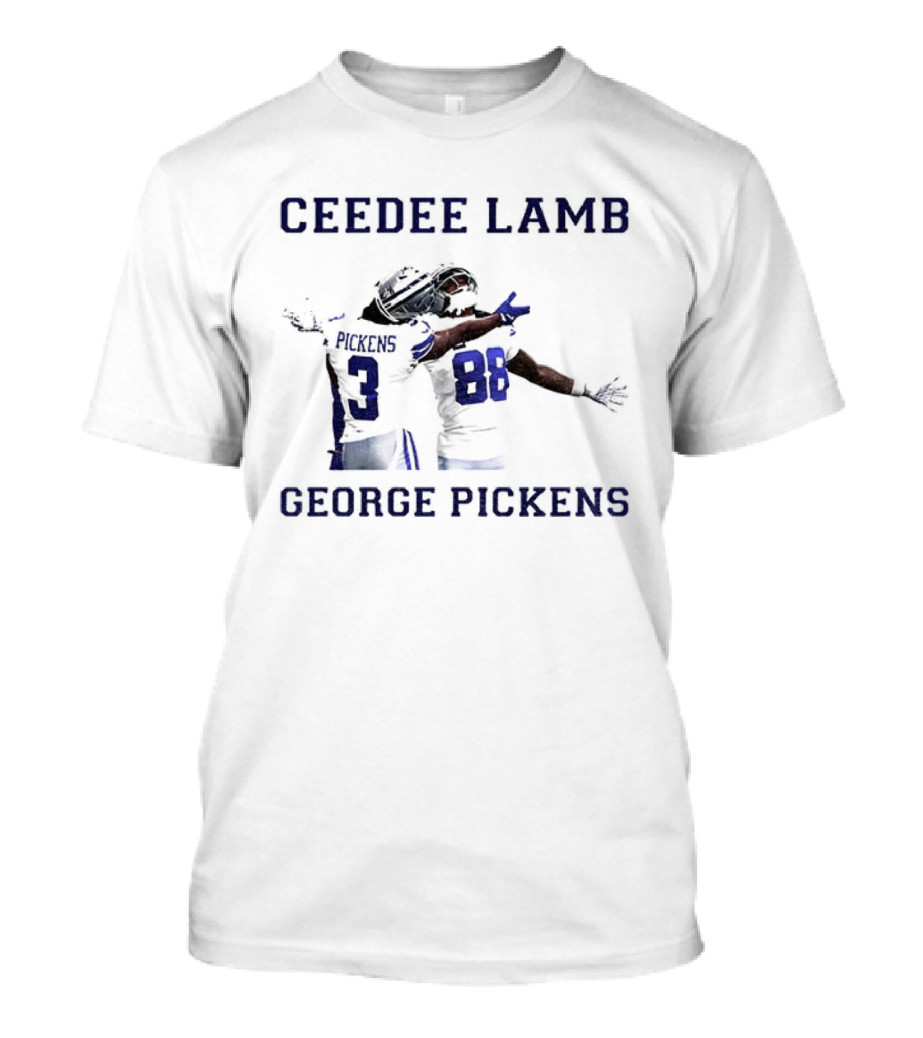 CeeDee Lamb George Pickens Dallas Cowboys NFL Football 2025 Vintage T-Shirt