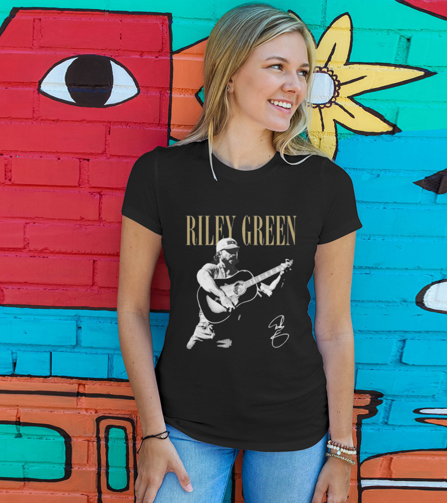 Riley Green Bama Buggies Guitar Signature T-Shirt