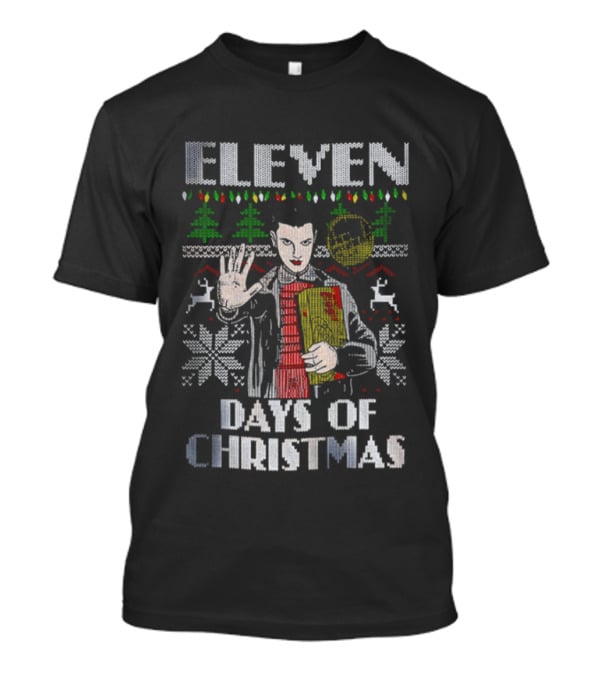 Eleven Christmas Stranger Things Holiday 2025 Sweater Style T-Shirt