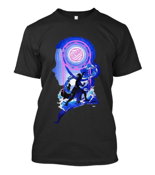 Katara Waterbending Avatar The Last Airbender Elements Silhouette T-Shirt
