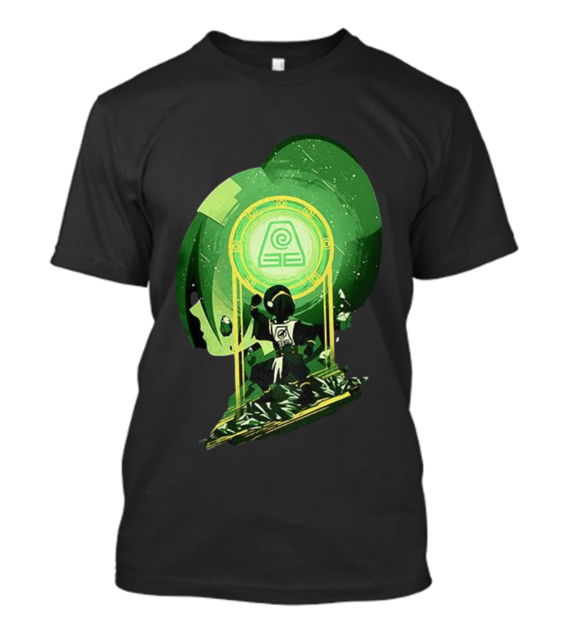 Toph Earthbending Avatar The Last Airbender Earth Kingdom Symbol T-Shirt