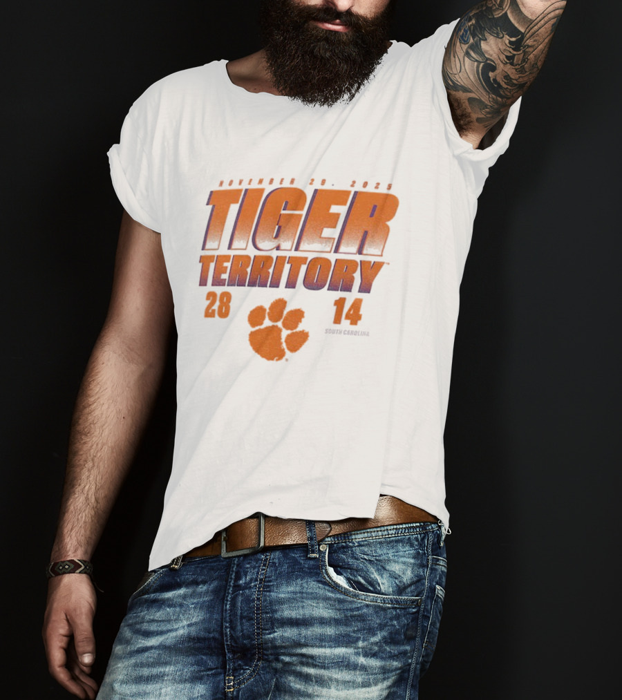 Clemson Tiger Territory South Carolina 28-14 December 29 Rivalry Showdown T-Shirt