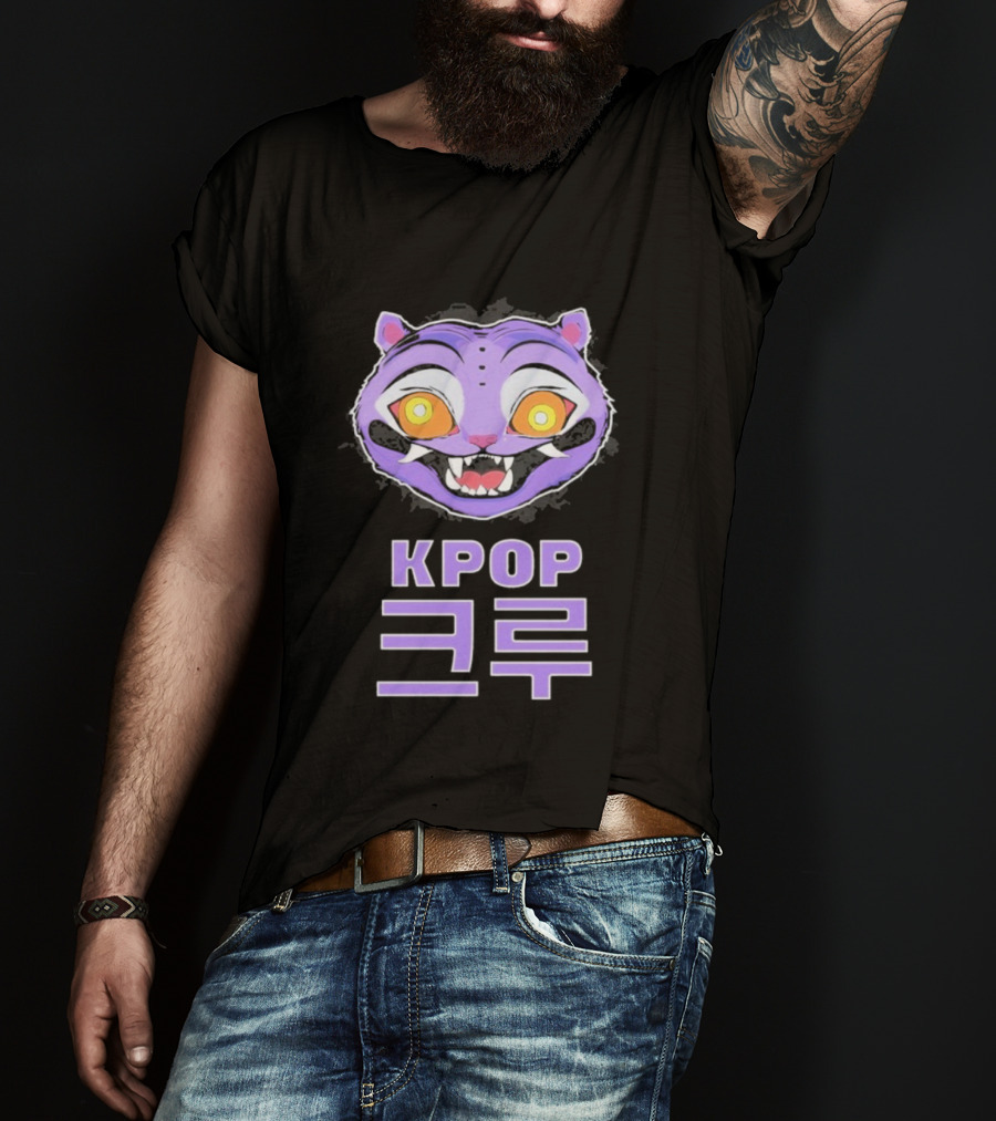 KPOP Krewe Derpy Tiger Demon Hunters T-Shirt