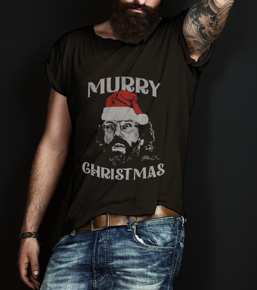 Murry Christmas Stranger Things Santa Hat T-Shirt